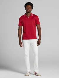 Modern Fit Luxe Mini Stripe Johnny Polo