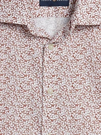 Modern Fit Mini Leaf Camp Shirt