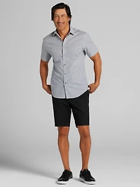 Slim Fit Performance 4-Way Stretch Button Up Shirt
