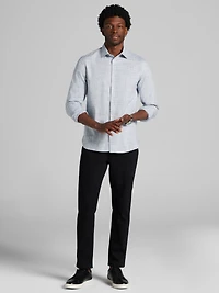 Modern Fit Cotton Button Up Shirt