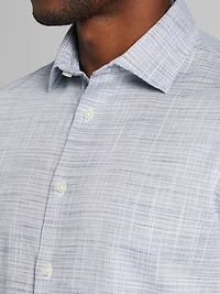 Modern Fit Cotton Button Up Shirt