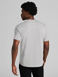 Modern Fit Burnout Henley Shirt