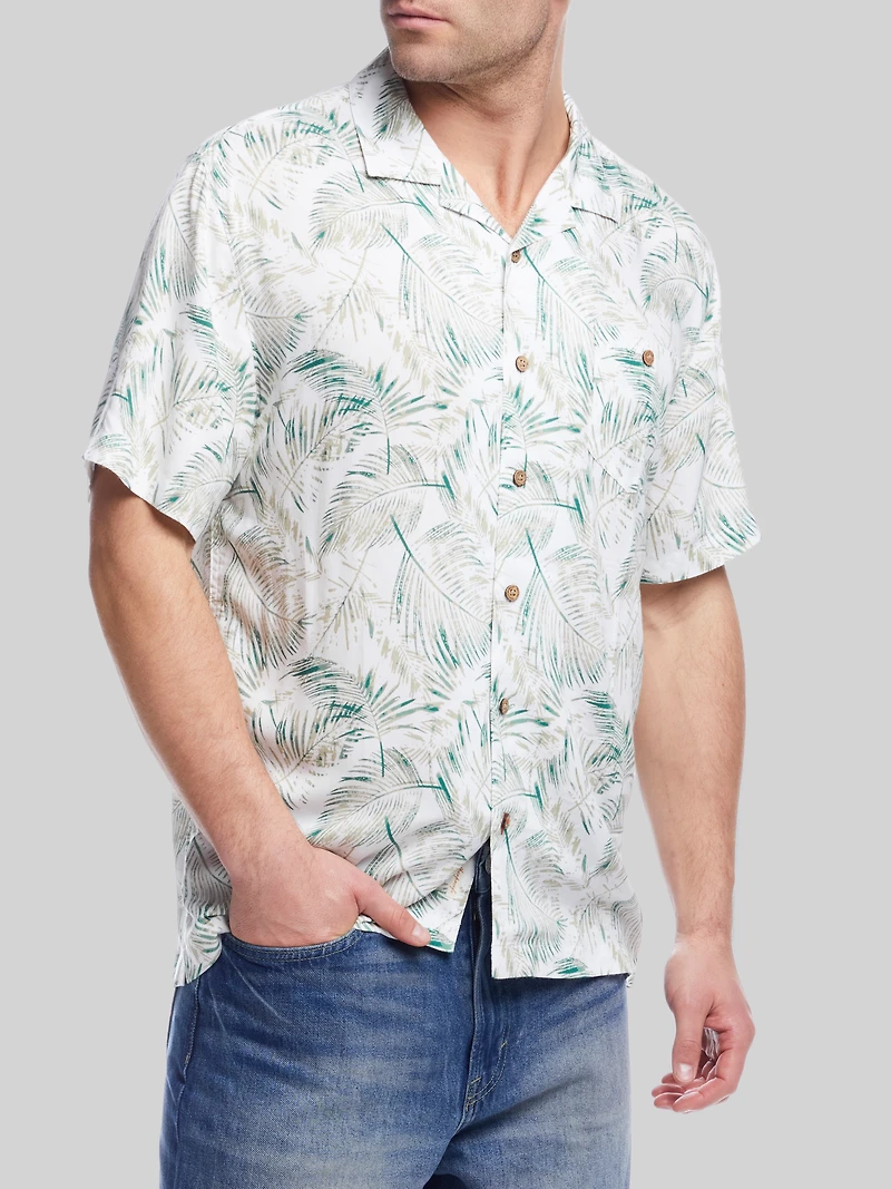 Classic Fit Short Sleeve Camp Shirt