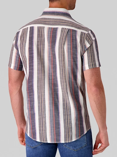 Modern Fit Cotton Button Up Shirt
