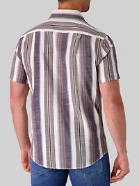 Modern Fit Cotton Button Up Shirt