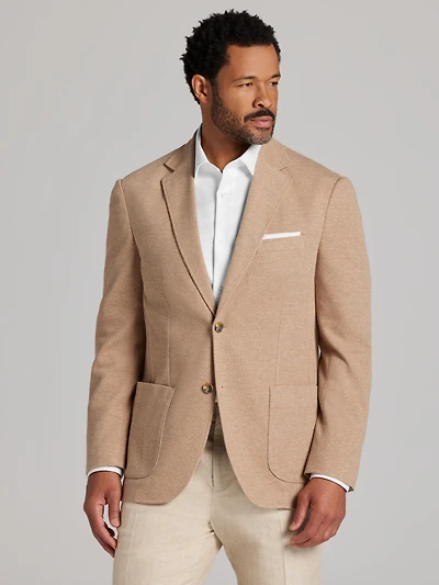 Modern Fit Pique Knit Blazer