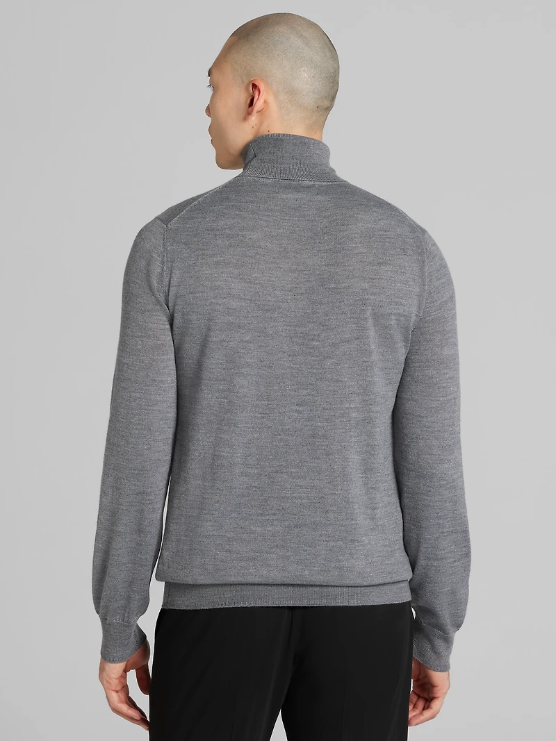 Merino Wool Turtleneck Sweater