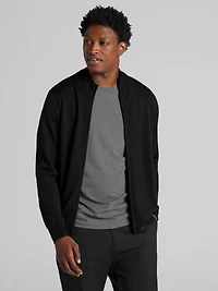 Modern Fit Full Zip Sweater