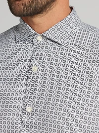 CHILLFLEX Modern Fit 4-Way Stretch Button Up Shirt