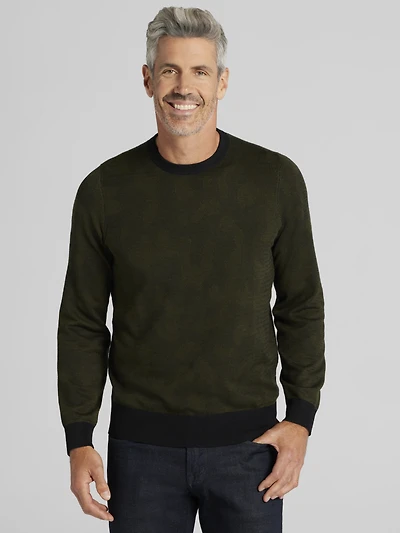 Camo Crewneck Sweater