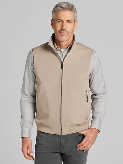 Modern Fit Performance Full Zip Vest