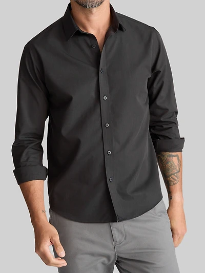 Slim Fit Blackstone Wrinkle-Free Button Up Shirt