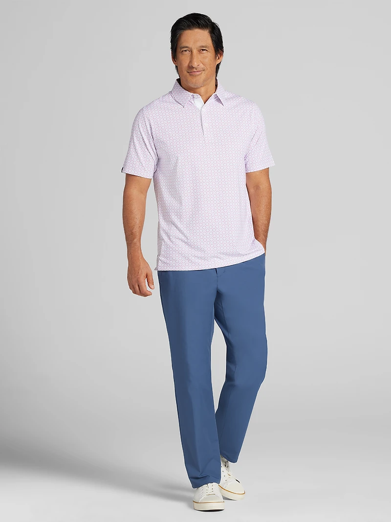 Regular Fit Geo Golf Polo
