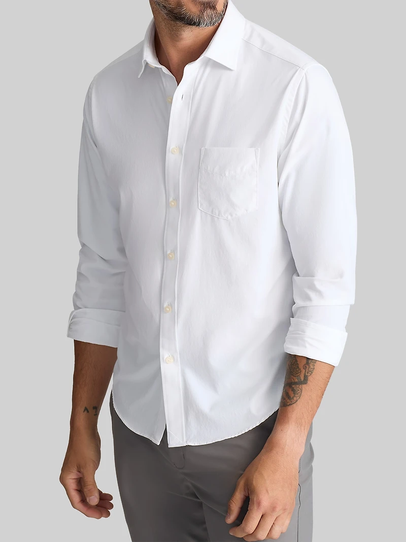 Slim Fit Gironde Wrinkle-Free Performance Button Up Shirt
