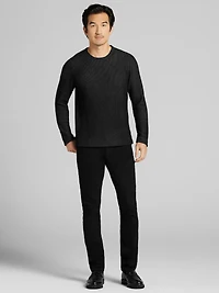 Slim Fit Ribbed Crewneck