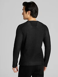 Slim Fit Ribbed Crewneck