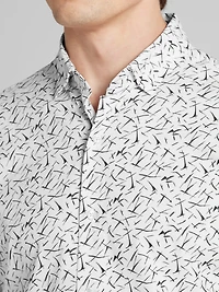 CHILLFLEX Slim Fit 4-Way Stretch Button Up Shirt