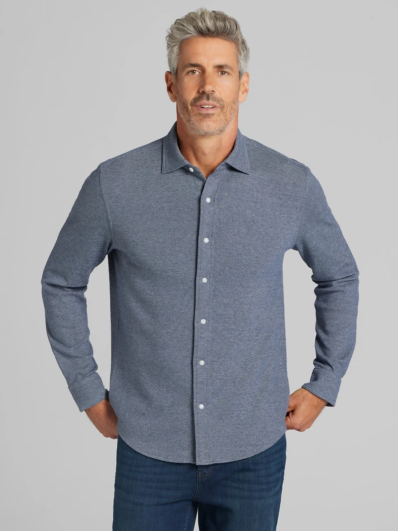 Modern Fit Knit Overshirt