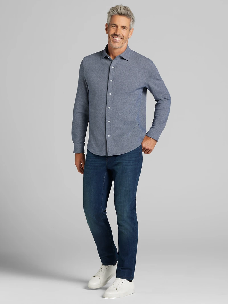 Modern Fit Knit Overshirt