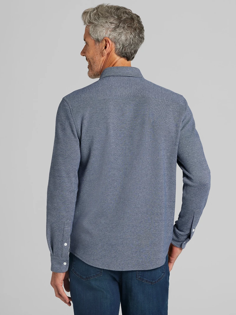 Modern Fit Knit Overshirt