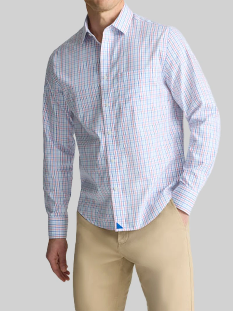 Dunsmore Wrinkle-Free Slim Fit Button Up Shirt