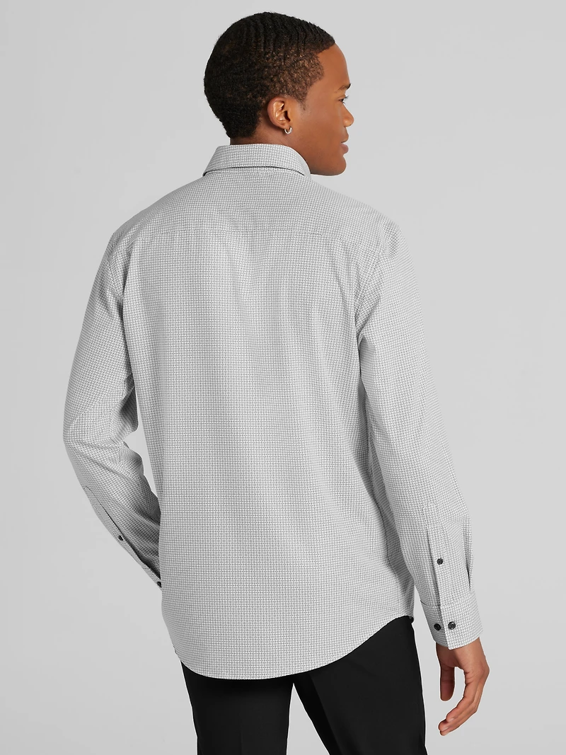 CHILLFLEX Slim Fit 4-Way Stretch Button Up Shirt