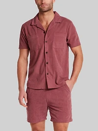 Regular Fit Corduroy Camp Shirt