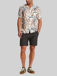 Regular Fit Short Sleeve Camp Shirt