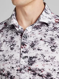 CHILLFLEX Slim Fit 4-Way Stretch Button Up Shirt