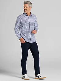 Modern Fit Comfort Stretch Button Up Shirt