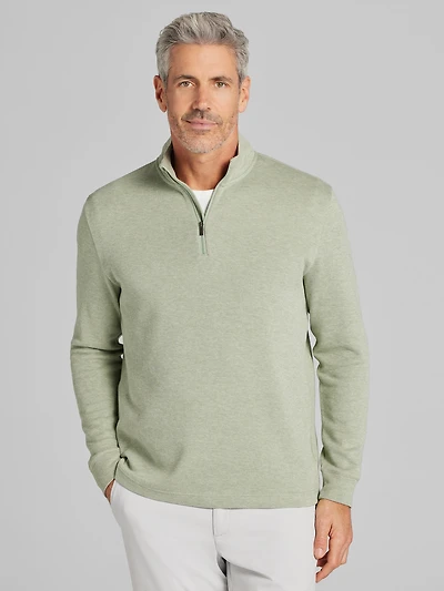 Cotton Modal Quarter Zip Pullover