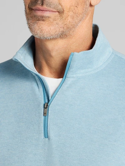 Cotton Modal Quarter Zip Pullover