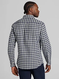 Modern Fit Flannel Button Up Shirt