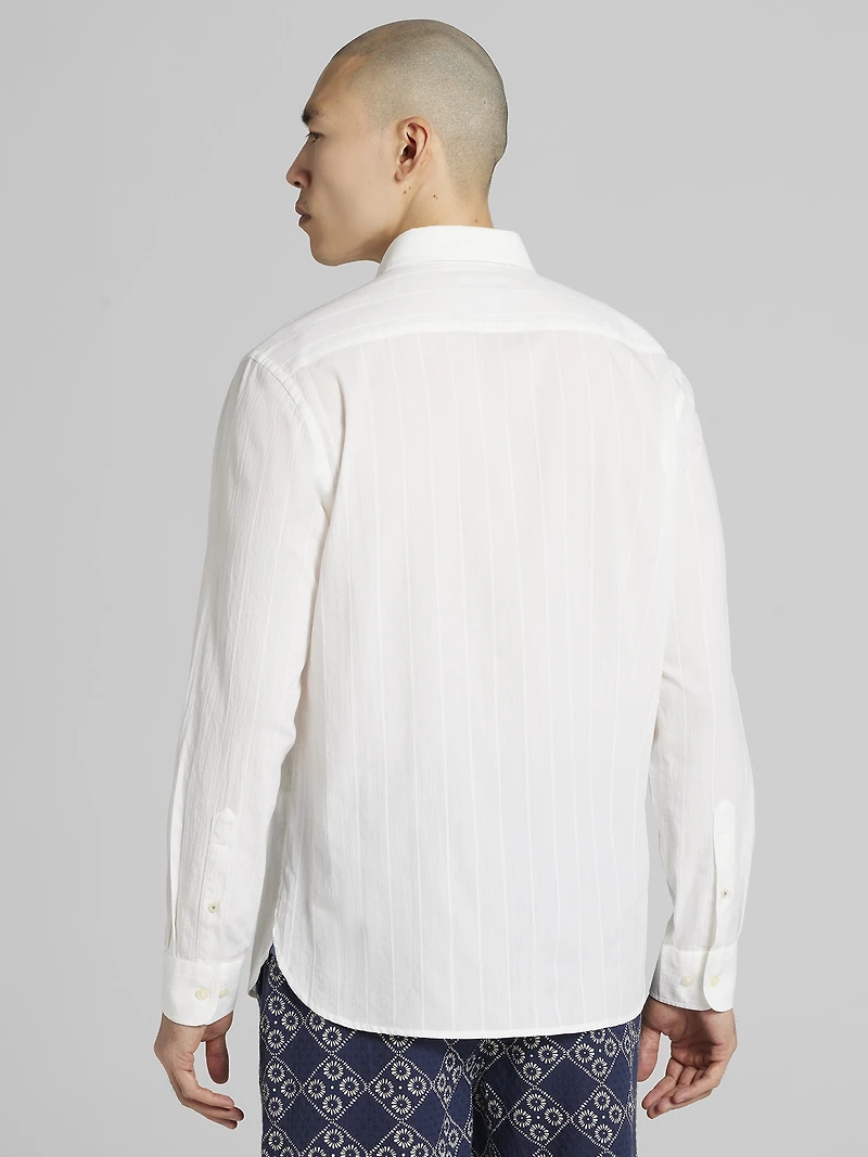 Modern Fit Button Up Shirt