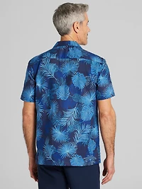 Modern Fit 100% Linen Short Sleeve Button Up Shirt