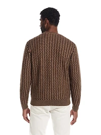 Braided Crewneck Sweater