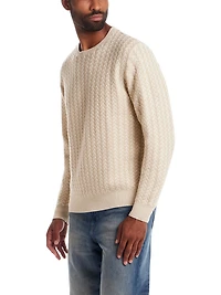 Braided Crewneck Sweater