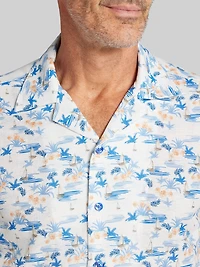 Modern Fit Sailboat Camp Shirt