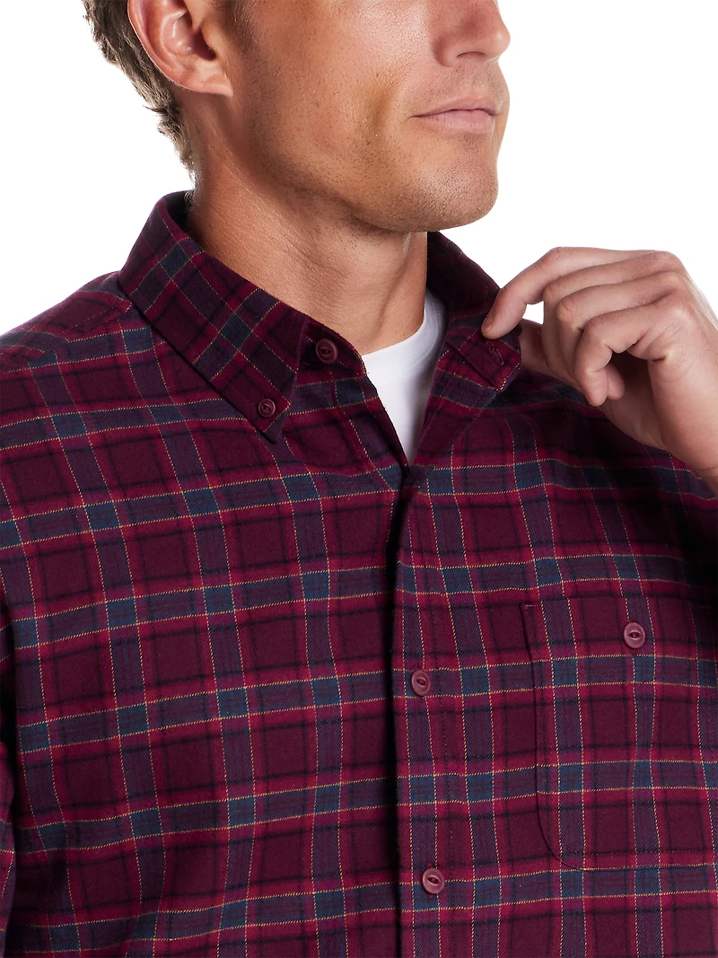Regular Fit Holiday Flannel Shirt