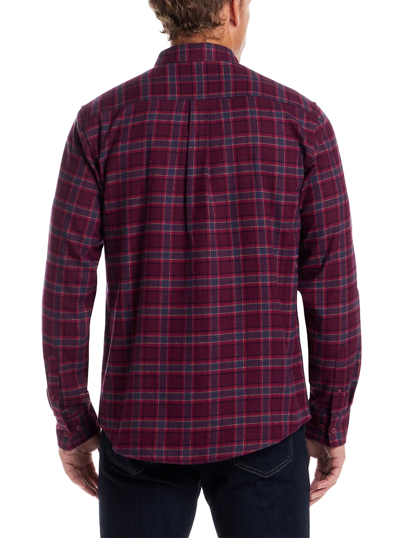 Regular Fit Holiday Flannel Shirt