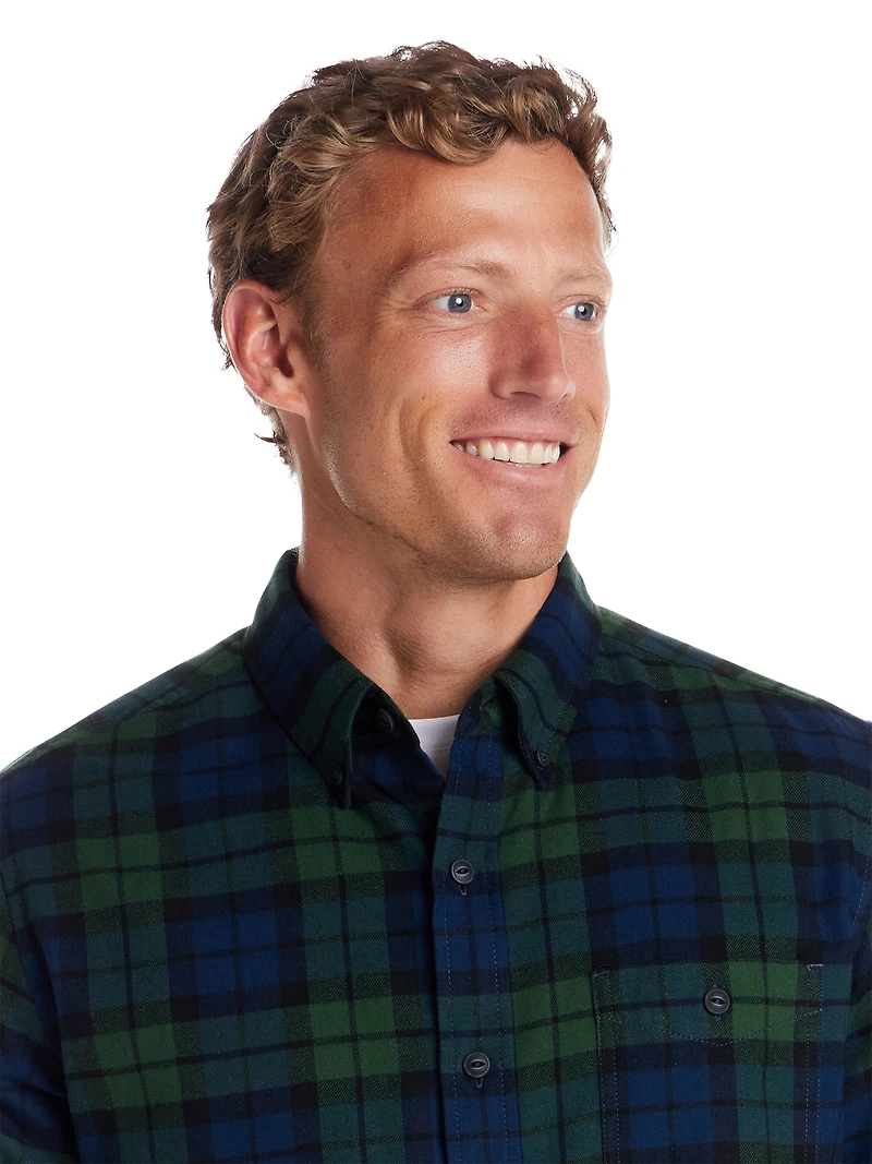 Regular Fit Holiday Flannel Shirt