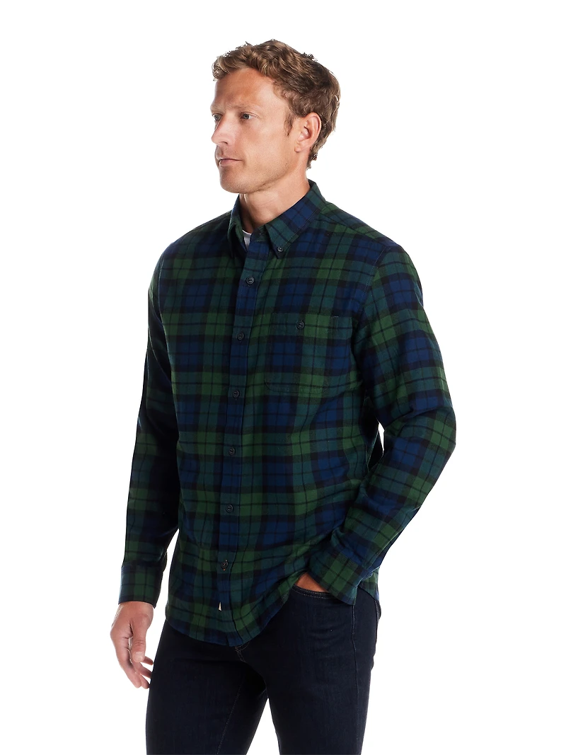 Regular Fit Holiday Flannel Shirt