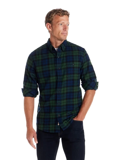 Regular Fit Holiday Flannel Shirt