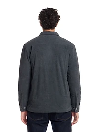 Sherpa Lined Grid Shirt Jacket