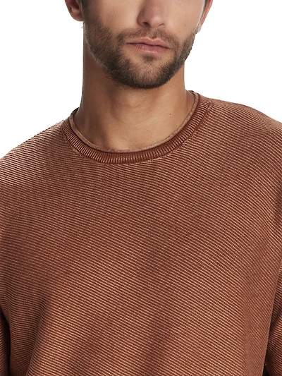 Twill Roll Neck Stonewash Sweater