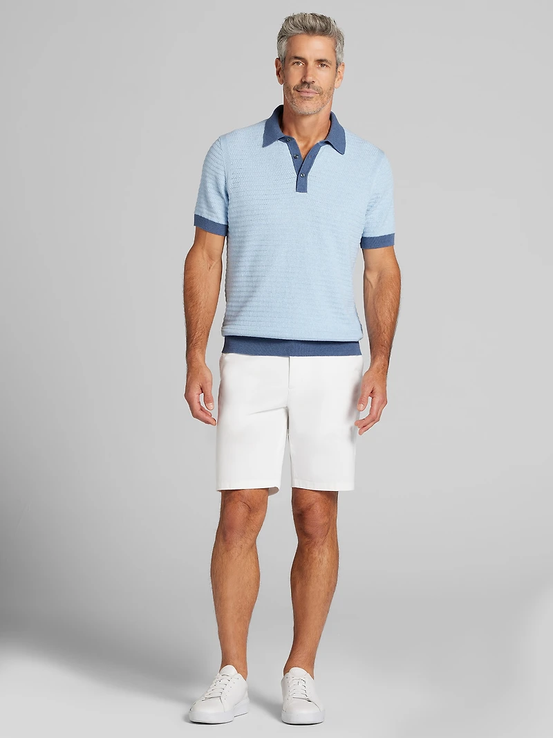 Johnny Collar Knit Polo Sweater