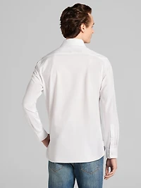 Modern Fit Knit Button Up Shirt