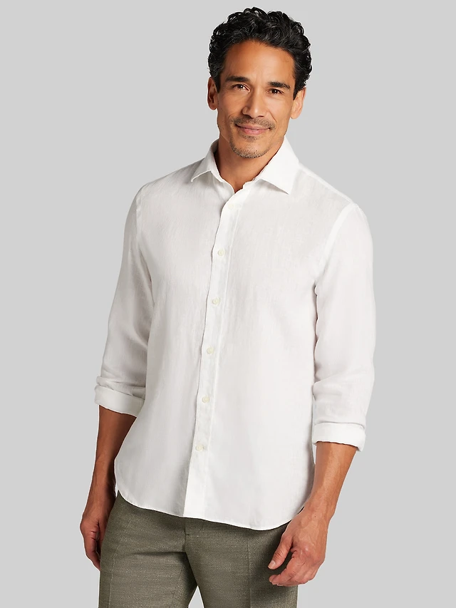 Joseph Abboud Modern Fit 100% Linen Button Up Shirt at Hamilton Place in  Chattanooga, TN