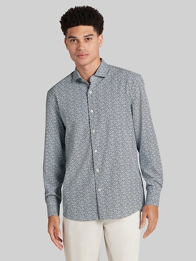 CHILLFLEX Modern Fit 4-Way Stretch Button-Up Shirt