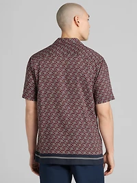 Modern Fit Short Sleeve Camp Shirt